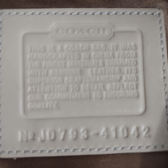 Coach Classic Crossbody bag Cream Brown OS - Picture 6 of 11